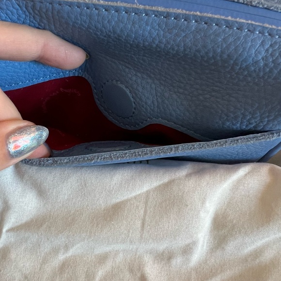 Hammitt Skylight Blue M Daniel Bag with Gold Hardware, matching pouch, & wallet - Picture 11 of 16